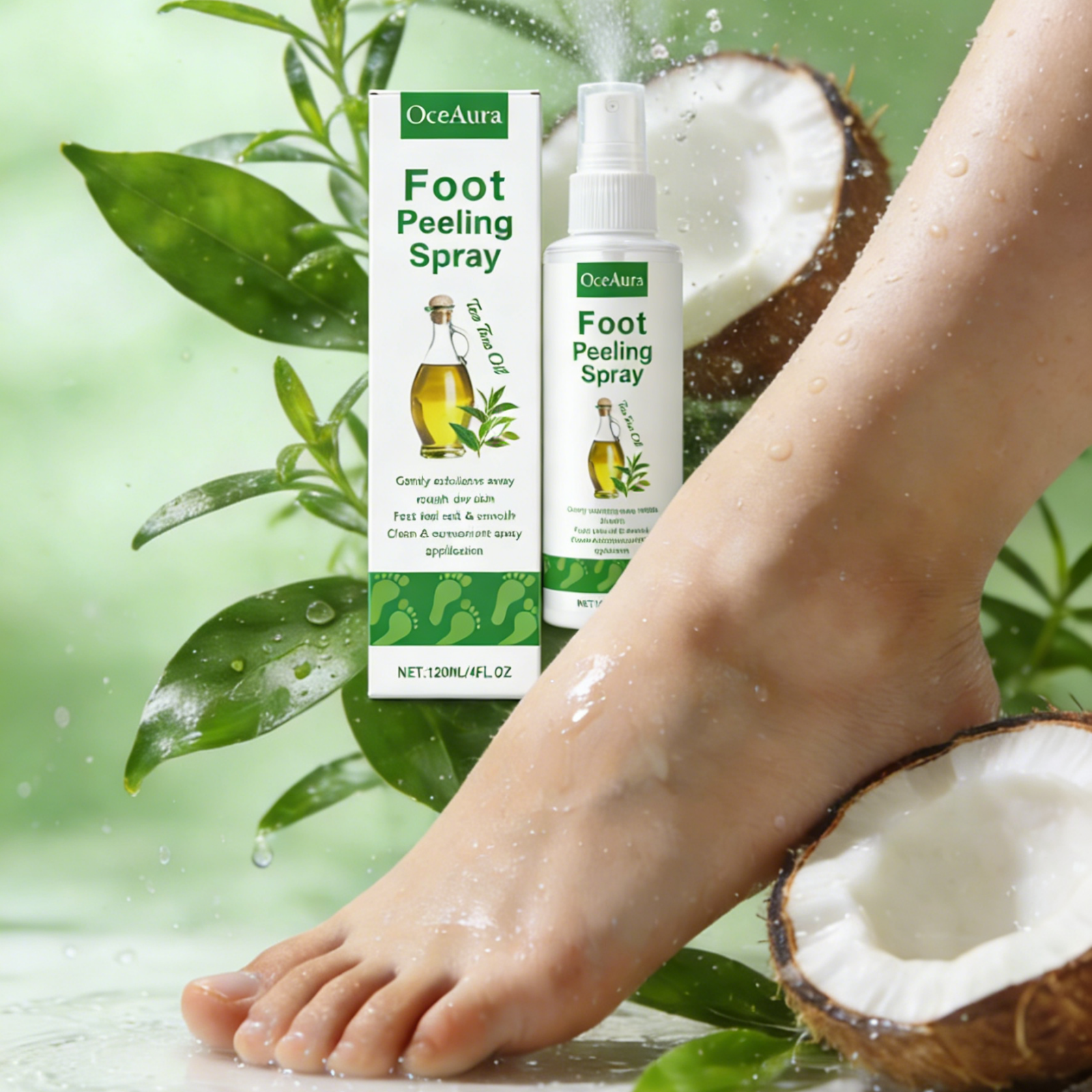 Salicylic Acid Cleanser - OceAura Foot Peeling Spray Salicylic Acid