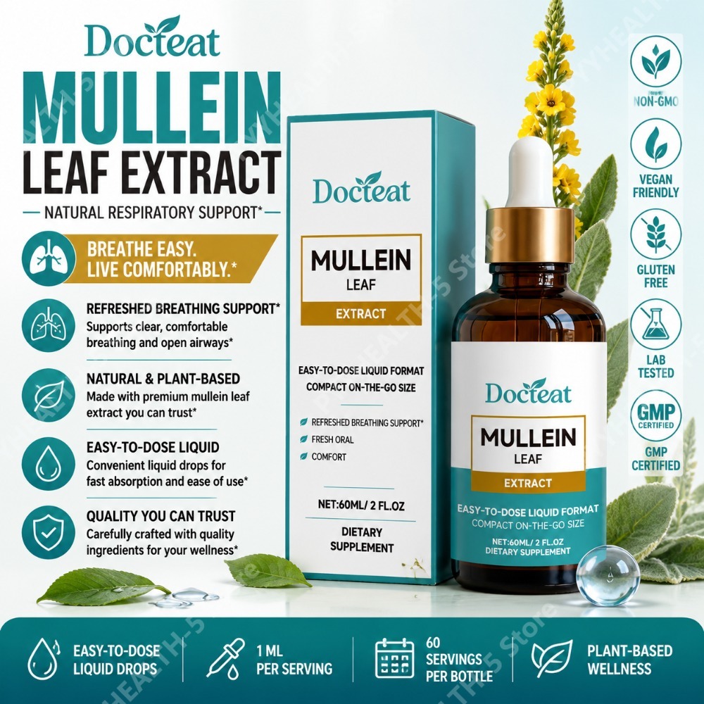 Licorice Root Extract - Docteat Mullein Leaf Extract Liquid Drops