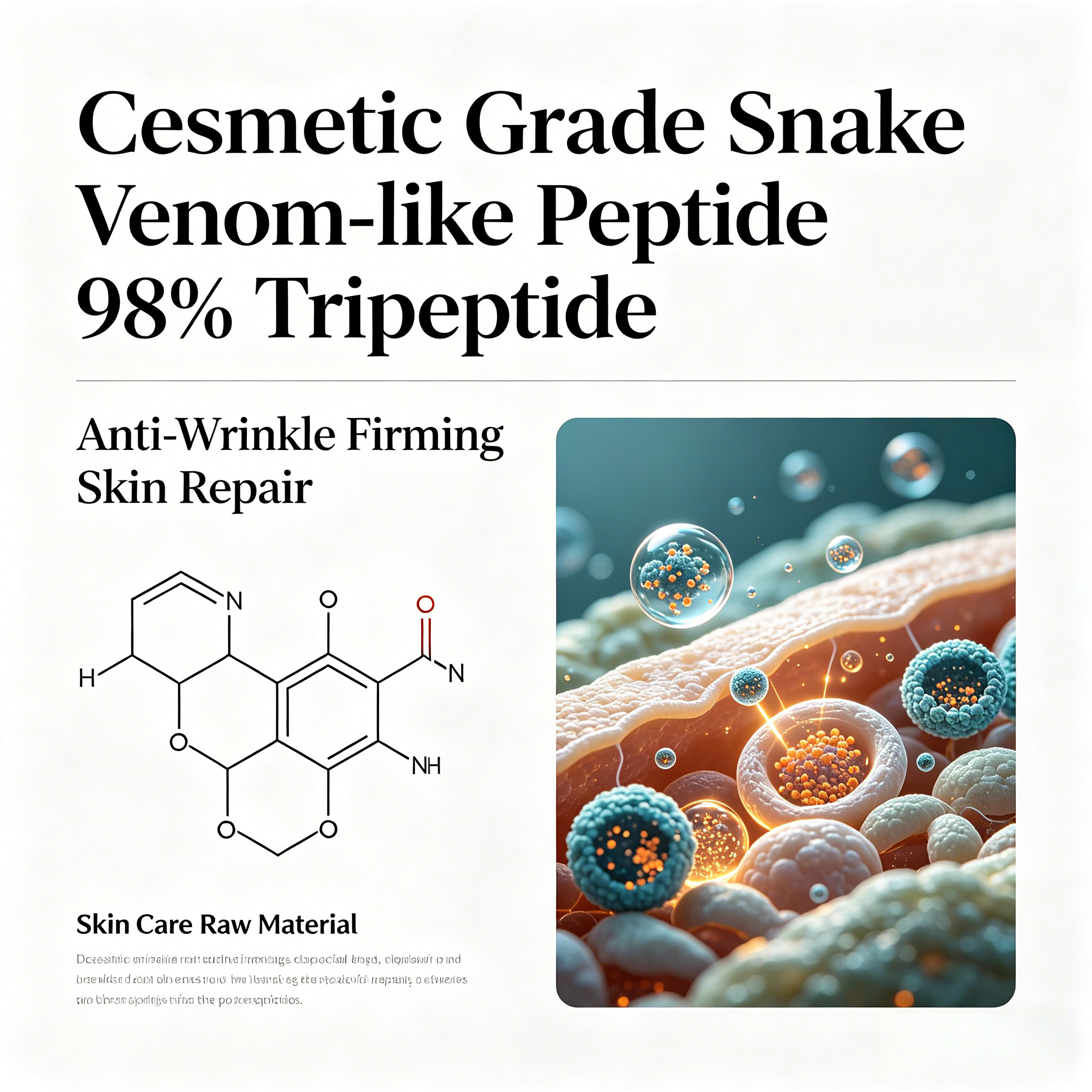 Skincare Basic - Snake Venom-like Peptide 98% Tripeptide Cosmetic