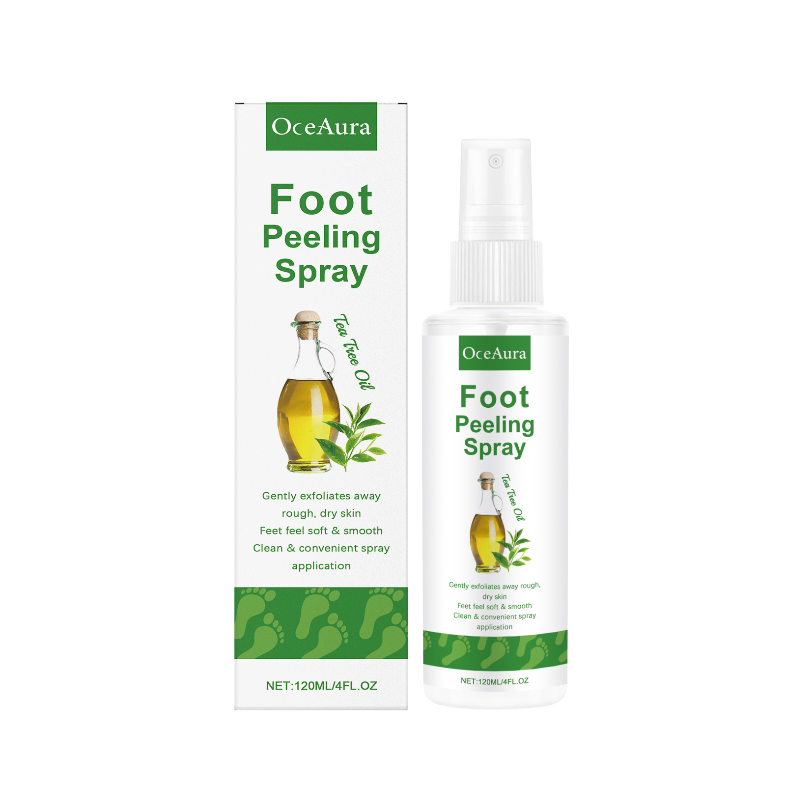 OceAura Foot Peeling Spray Sal - огляд і ціна Salicylic Acid Cleanser
