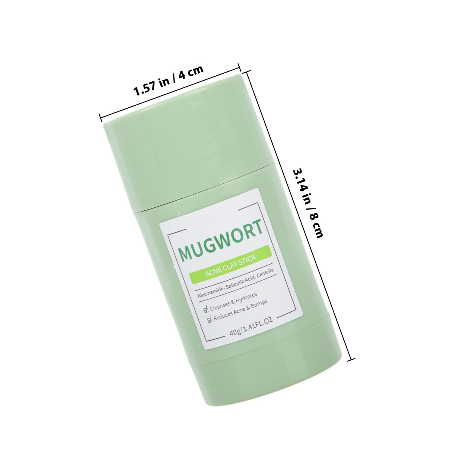 Mugwort Clay Stick Mask Deep C - огляд і ціна Bentonite Clay Mask