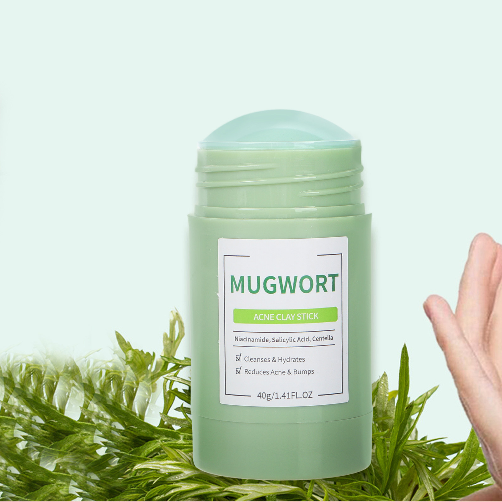 Mugwort Clay Stick Mask Deep C - огляд і ціна Bentonite Clay Mask