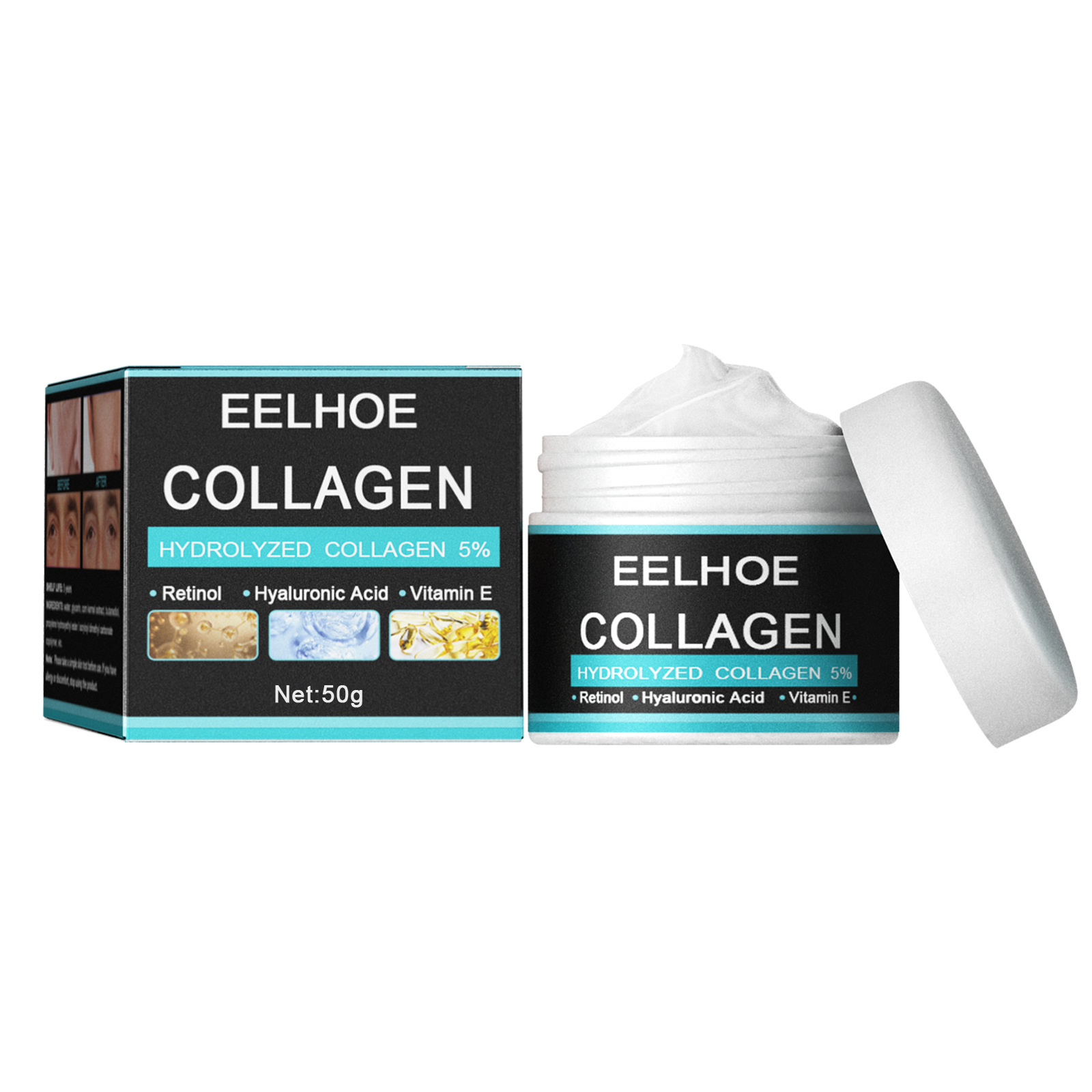 EELHOE Men Face Cream Collagen - огляд і ціна Skincare Olay