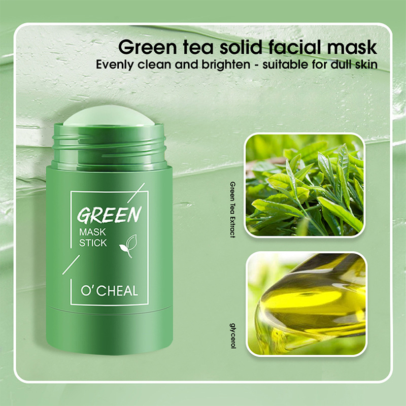 Ocheal Mask Green Tea Bamboo C - огляд і ціна Bentonite Clay Mask