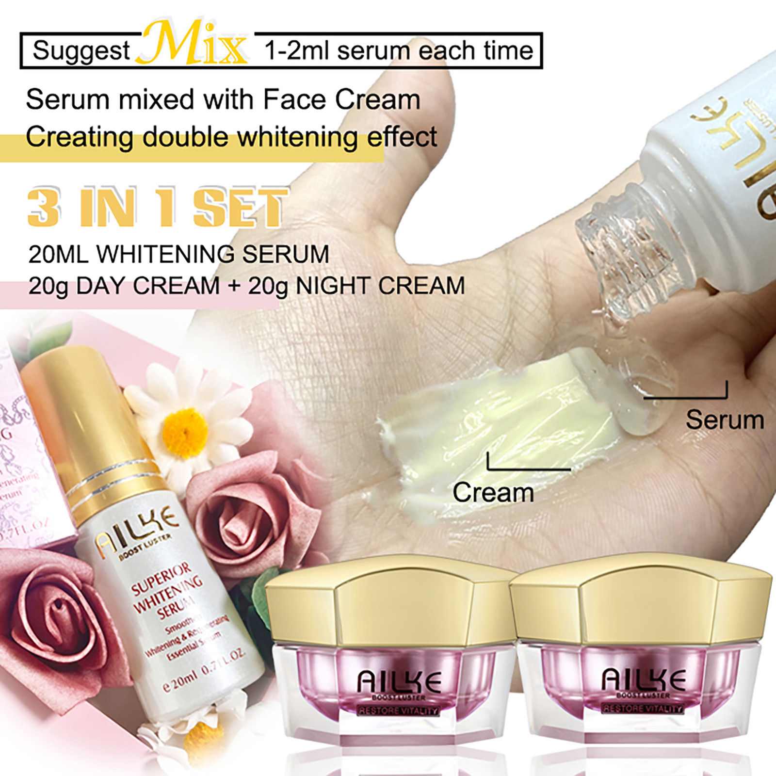 AILKE Lightening Face Cream, A - огляд і ціна Skincare Olay