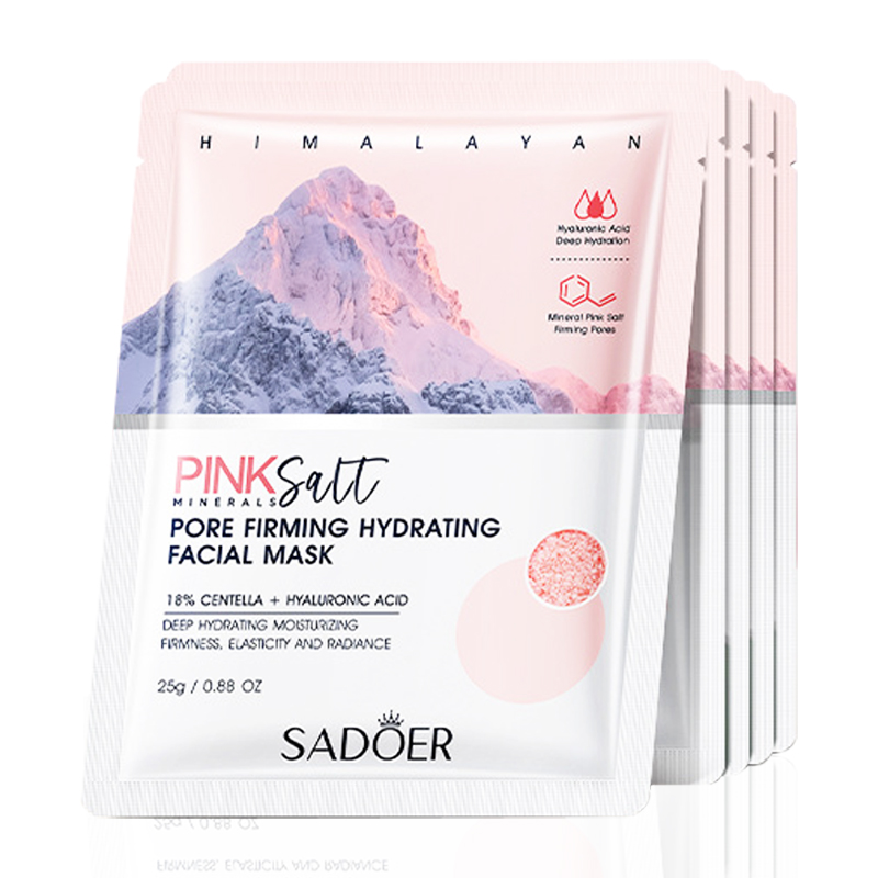 5pcs SADOER Himalayan Pink Sal - огляд і ціна Bentonite Clay Mask