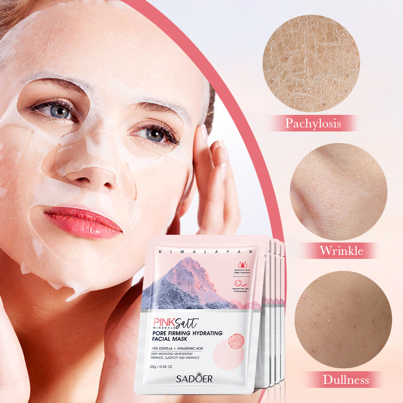 5pcs SADOER Himalayan Pink Sal - огляд і ціна Bentonite Clay Mask