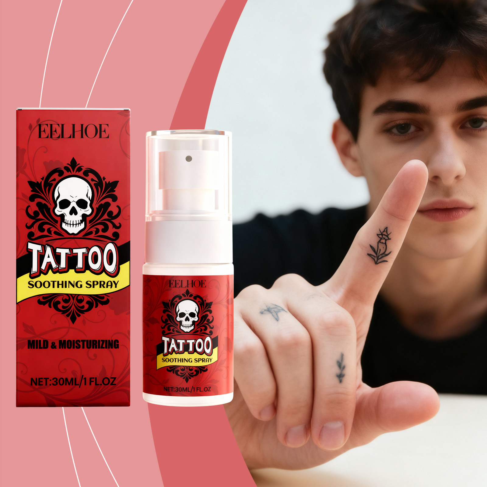 Tattoo Care Spray, Mild Hydrat - огляд і ціна Skincare Basic