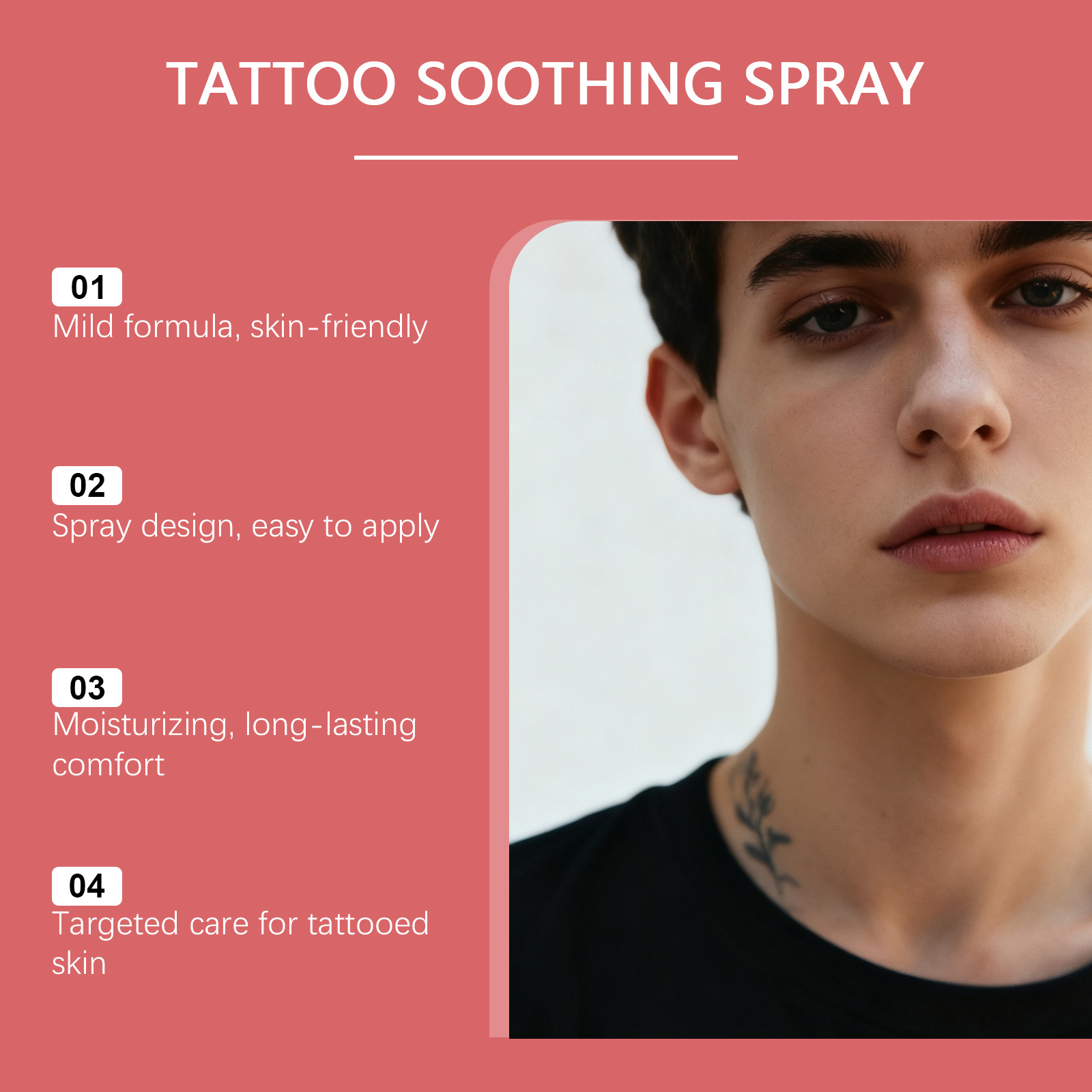 Tattoo Care Spray, Mild Hydrat - огляд і ціна Skincare Basic