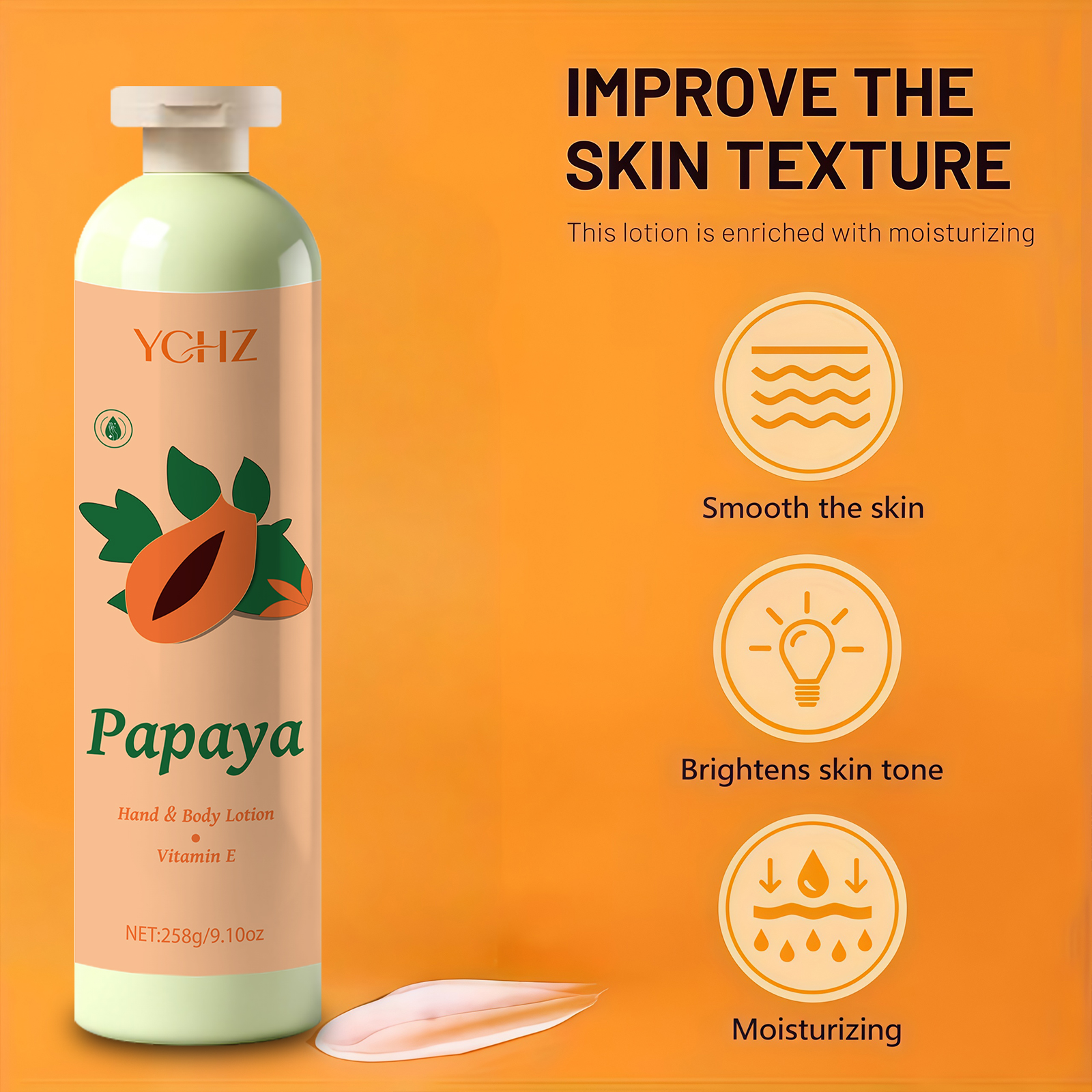 Papaya Extract Vitamin E Moist - огляд і ціна Skincare Basic