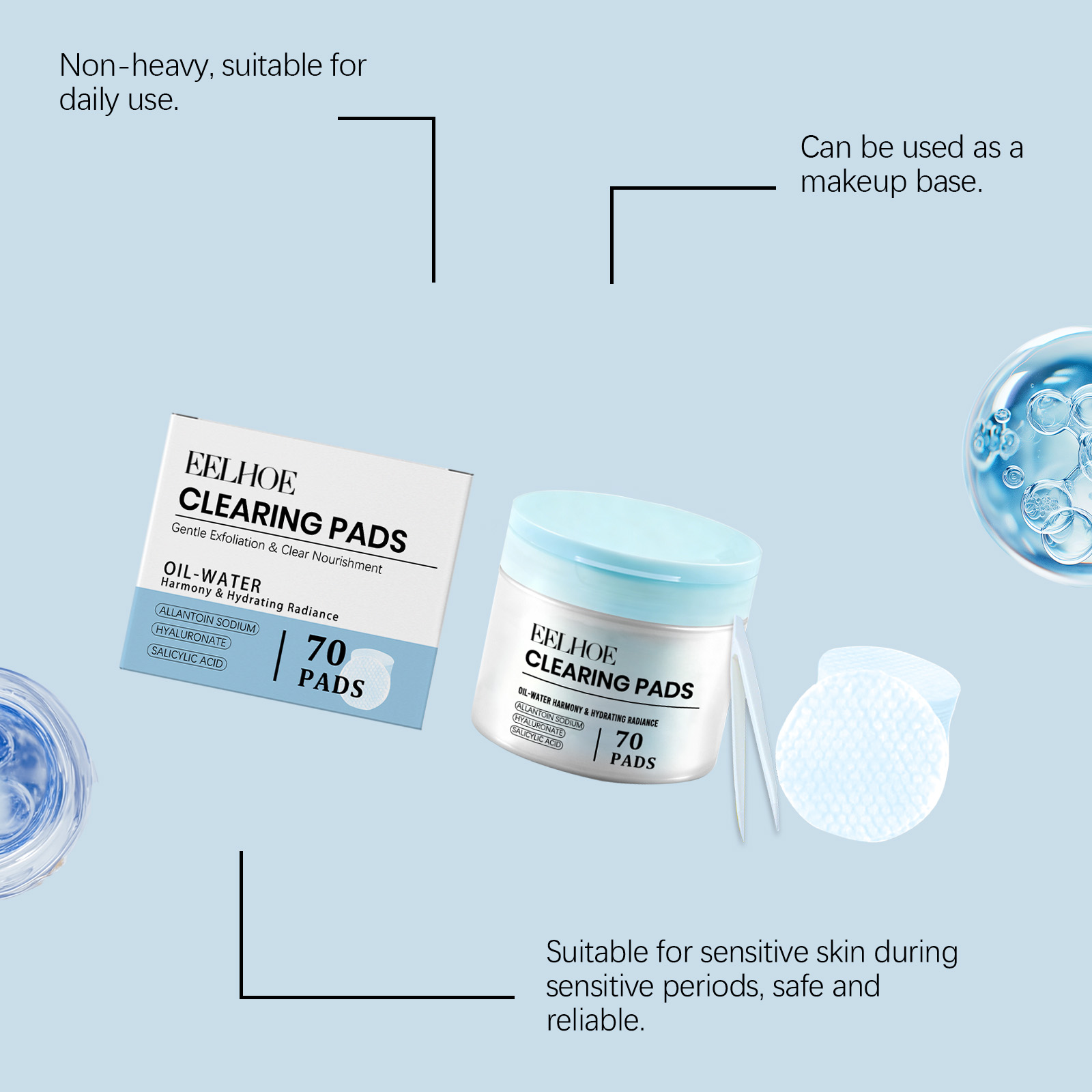 70/140/210/280 Pads Clearing P - огляд і ціна Salicylic Acid Cleanser