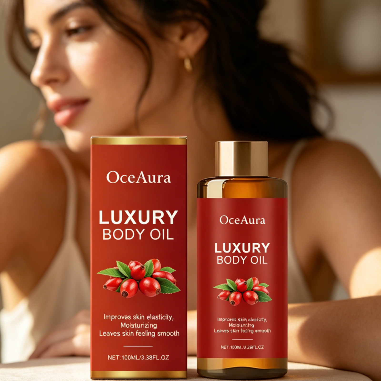OceAura Luxury Body Oils Deep  - огляд і ціна Face Oil Rosehip