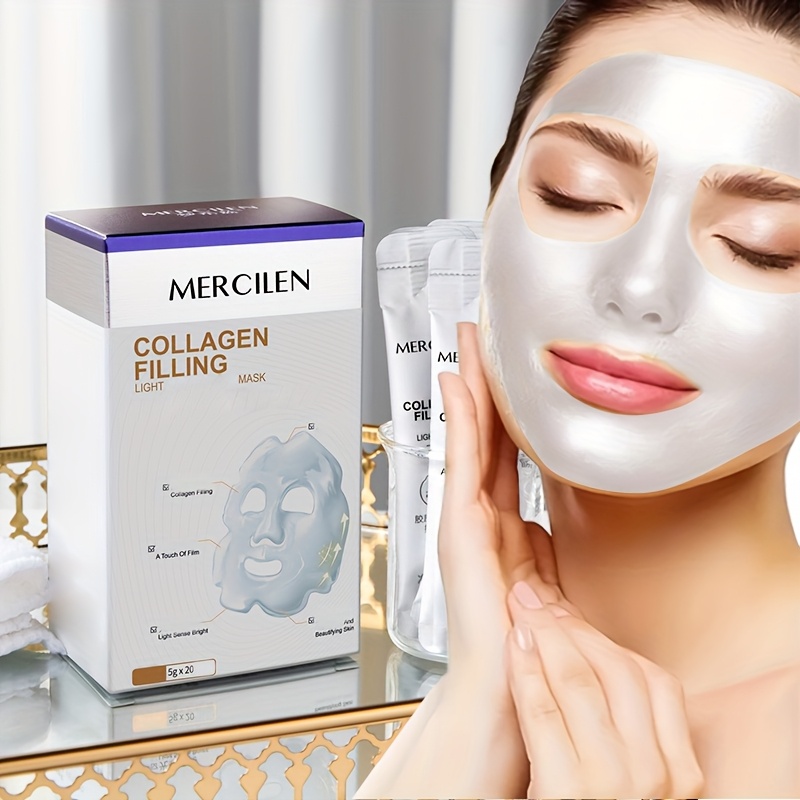 20pcs Mercilen Collagen Peelin - огляд і ціна Bentonite Clay Mask