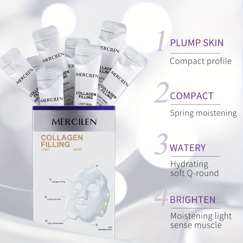 20pcs Mercilen Collagen Peelin - огляд і ціна Bentonite Clay Mask
