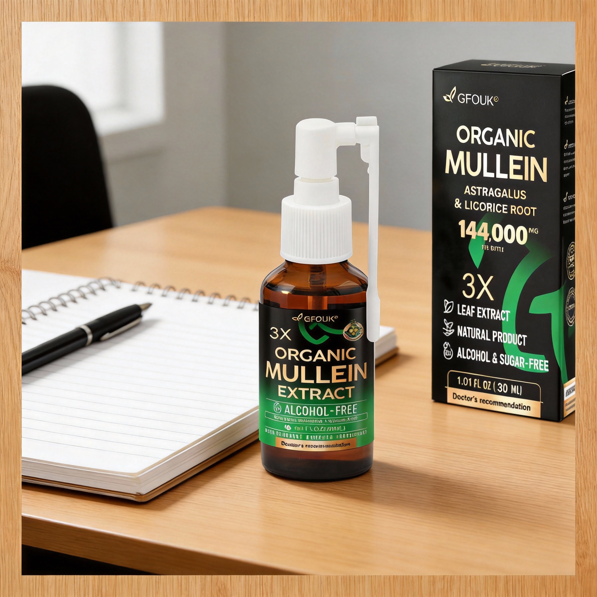 30ml Organic Mullein Herbal Lu - огляд і ціна Licorice Root Extract