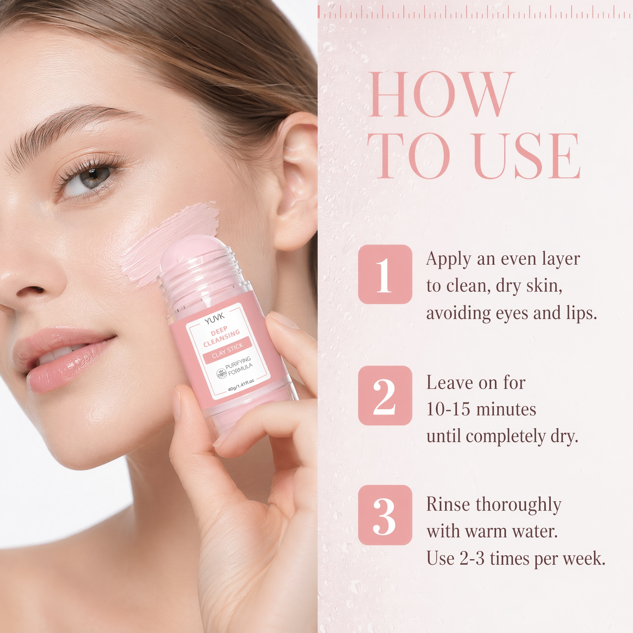 YUVK Cleansing and Moisturizin - огляд і ціна Bentonite Clay Mask