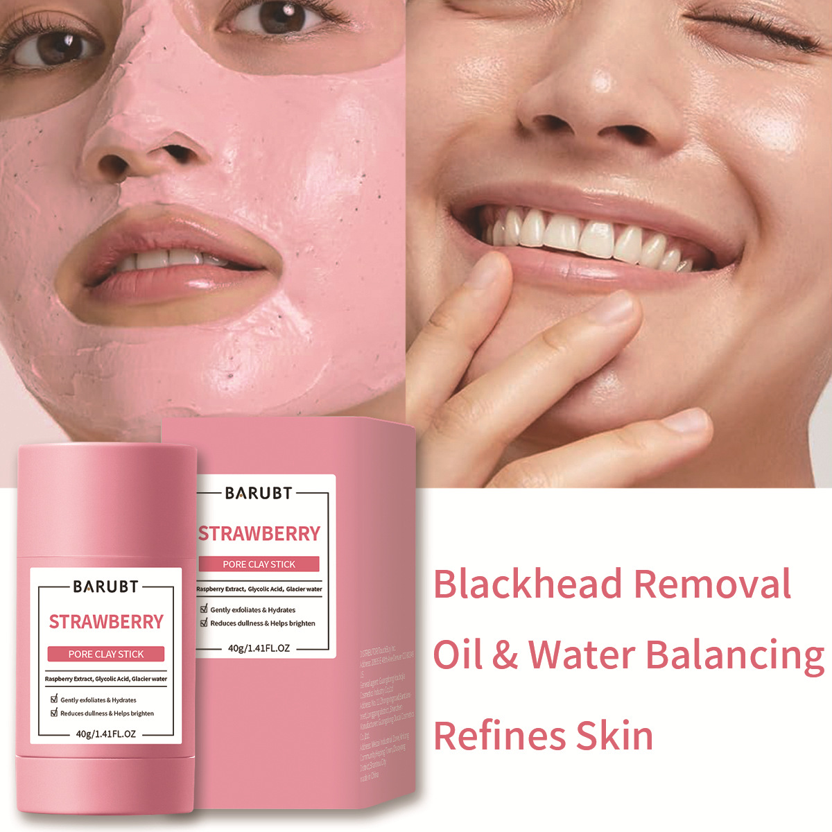 Remove Blackhead Acne Mugwort  - огляд і ціна Bentonite Clay Mask