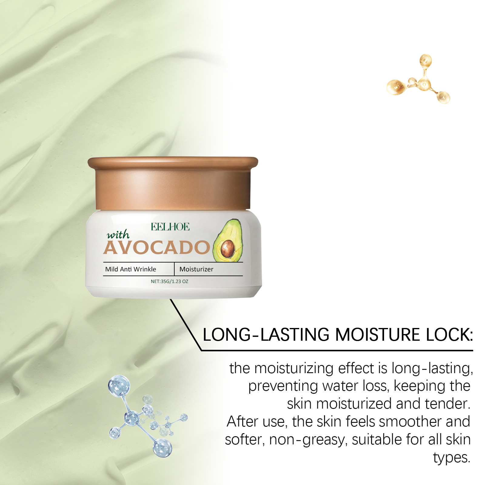 EELHOE Avocado Hydrating Face  - огляд і ціна Skincare Olay