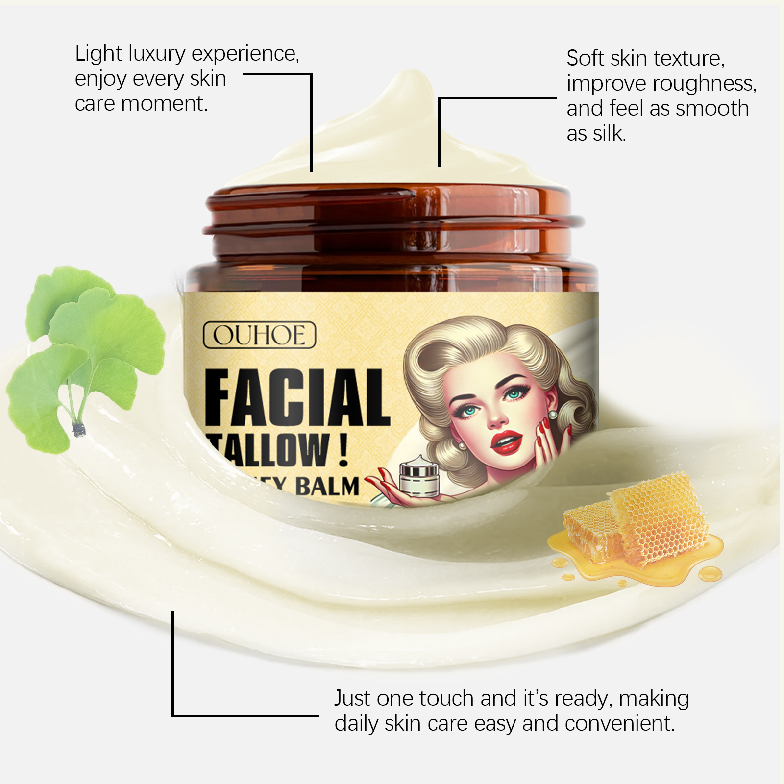 Grass-Fed Tallow Honey Balm Or - огляд і ціна Skincare Non Comedogenic