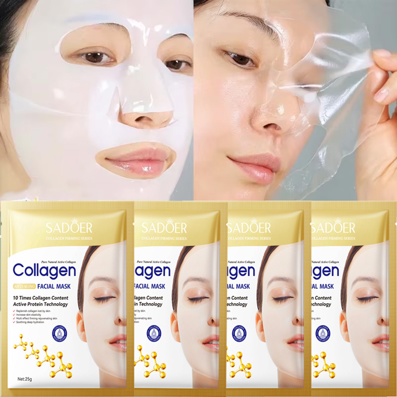 10PCS Collagen Anti Wrinkle Fa - огляд і ціна Bentonite Clay Mask