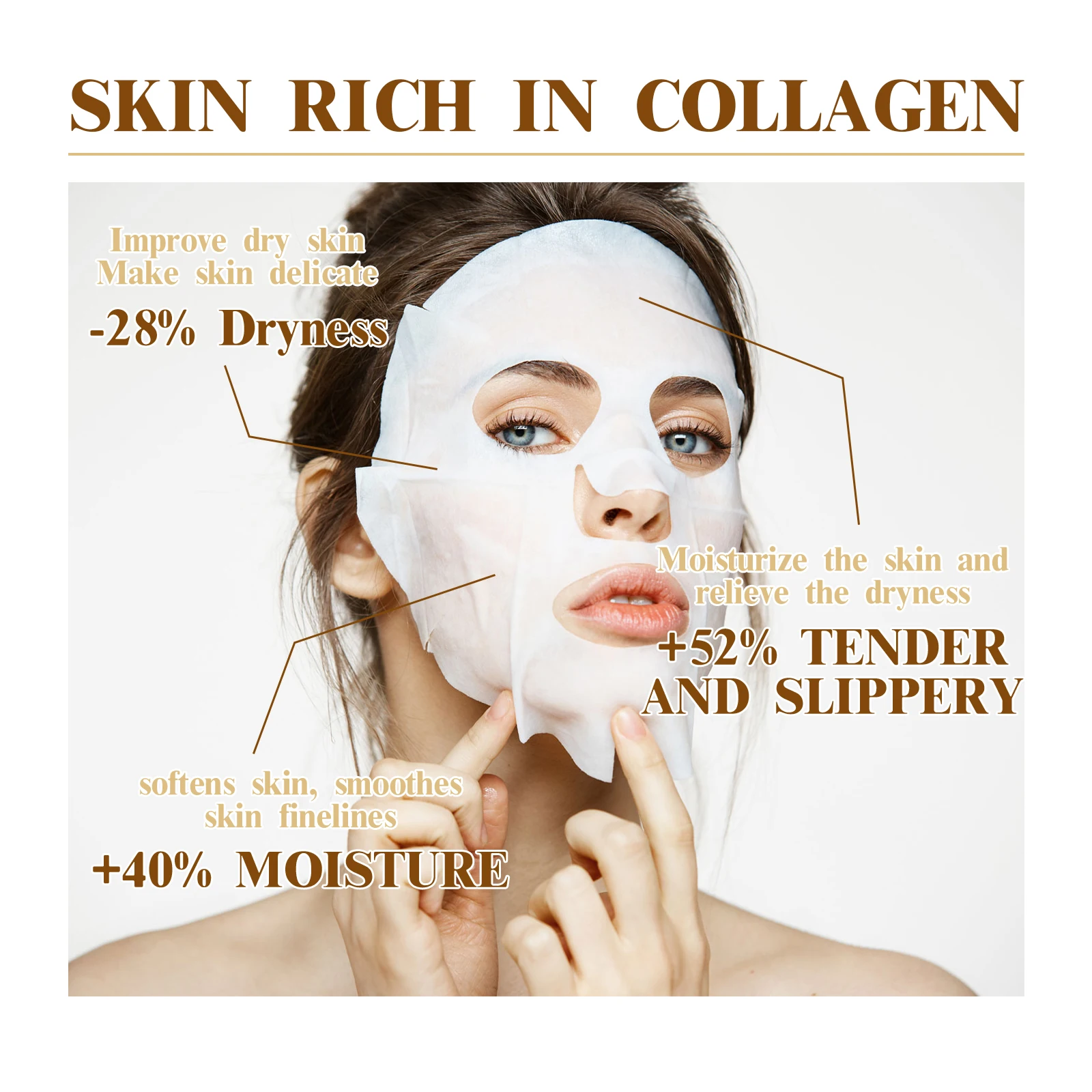 10PCS Collagen Anti Wrinkle Fa - огляд і ціна Bentonite Clay Mask