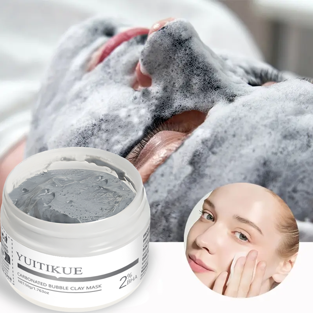 YUITIKUE Bubble Face Mask Blac - огляд і ціна Bentonite Clay Mask