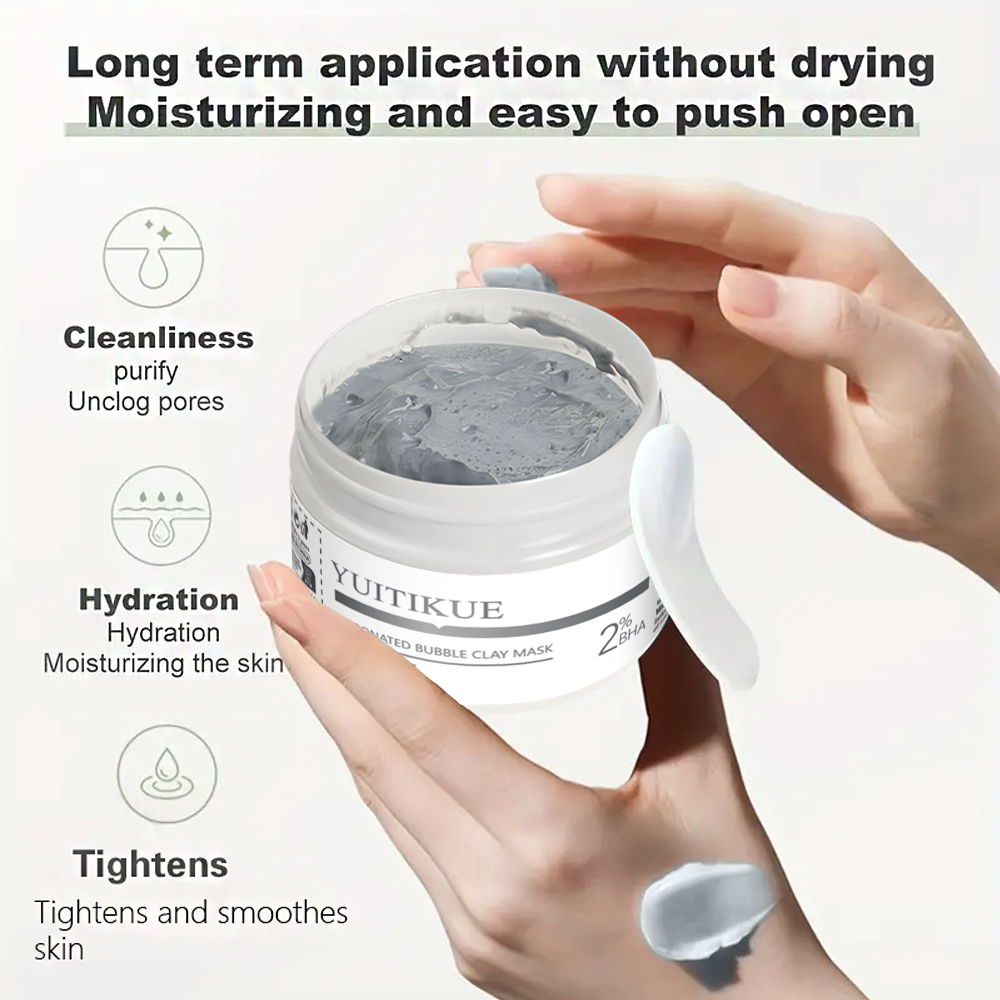 YUITIKUE Bubble Face Mask Blac - огляд і ціна Bentonite Clay Mask